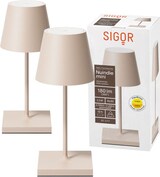 thumbnail of Doppelpack Nuindie mini Tischleuchte dünenbeige
