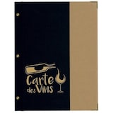 thumbnail of Carte des vins « Savanna » Noir / Beige