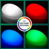 thumbnail of EASYmaxx Solar-Leuchte Stein flach 3,7V weiß