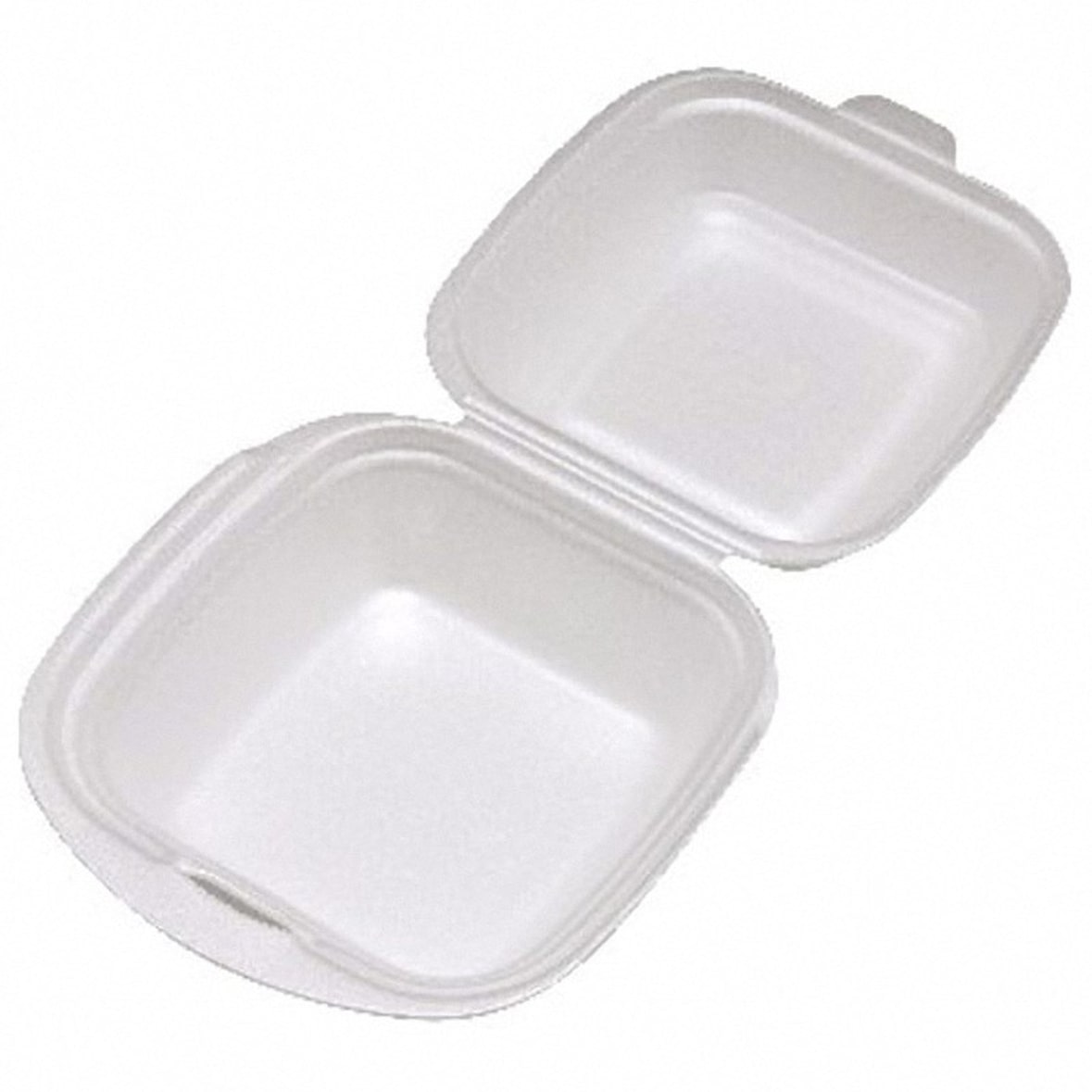 125x Hamburgerbox Burgerboxen groß 145x133x75mm geschäumt weiß