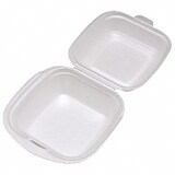 thumbnail of 125x Hamburgerbox Burgerboxen groß 145x133x75mm geschäumt weiß