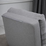 thumbnail of HOMCOM Poltrona Letto 3 in 1 Chaise Longue e Divano da Terra Grigio