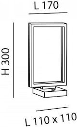 thumbnail of LED-Tischleuchte BARD 15W Weiß 3394-30-102 Fabas Luce