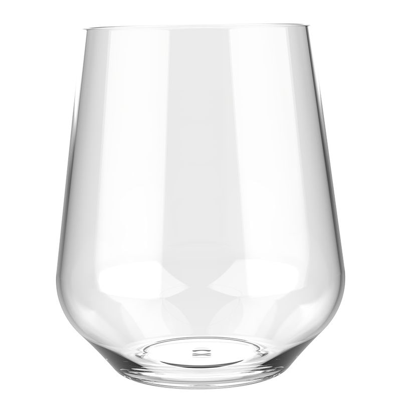 6 Mehrwegbecher Wasserglas Tritan 390ml Wiederverwendbar Kunststoff unzerbrechlich transparent Wasser Becher