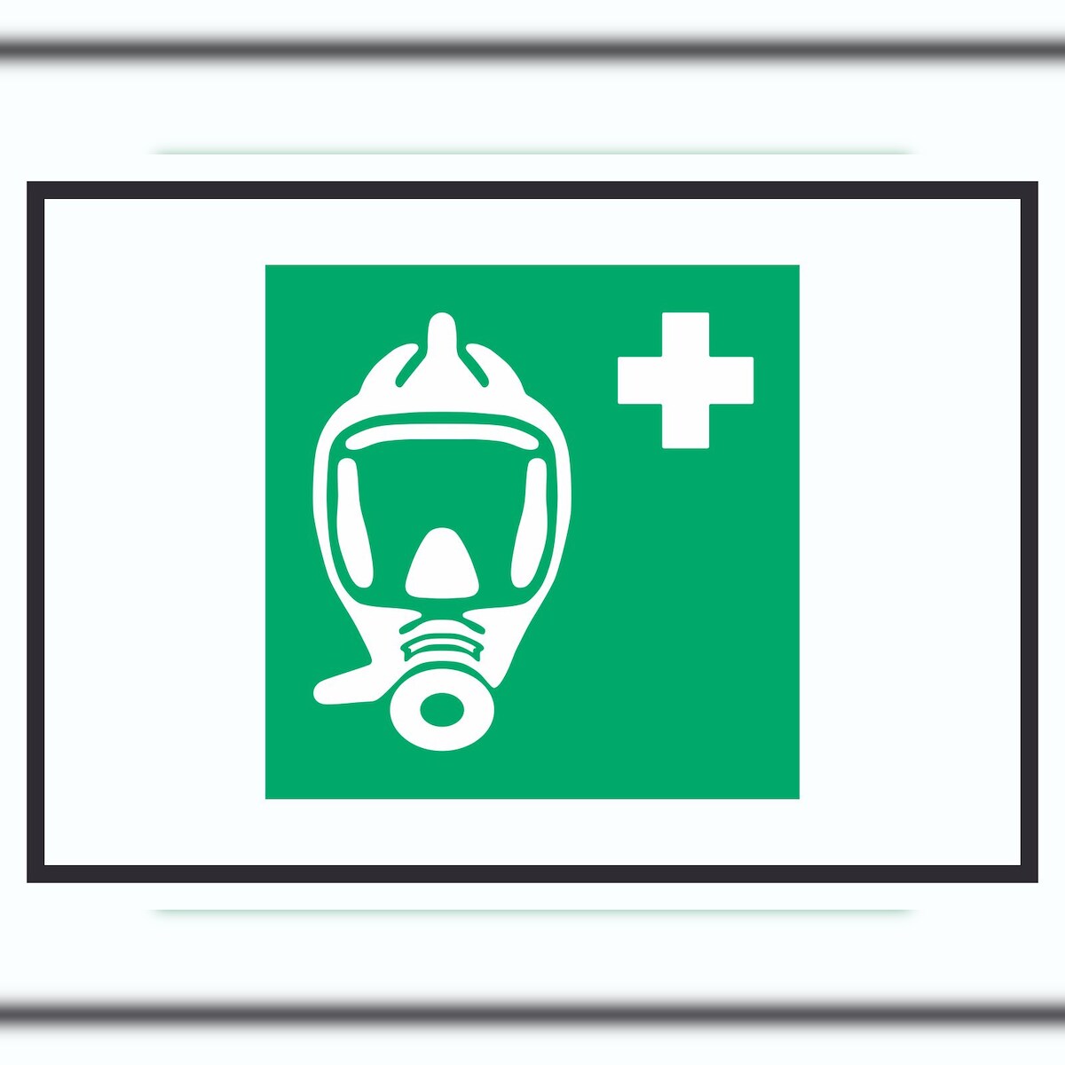 HB-Druck Atemschutzgerät Symbol A3 (297x420mm) Schild