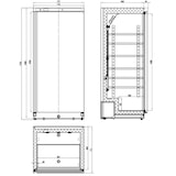 thumbnail of Frigorifero pasticceria (600x400) 522 litri, Bianco, Polar