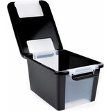 thumbnail of PROREGAL Mega Deal 5x Mehrzweck Aufbewahrungsbehälter STORAGE mit Deckel, HxBxT 26x36,5x19cm, 11 Liter, Schwarz, Behälter, Box, Aufbewahrungsbehälter
