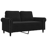 thumbnail of vidaXL 2-Sitzer-Sofa Schwarz 120 cm Samt