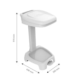 thumbnail of GILAC Support sac + couvercle - 120 L - Blanc G619041