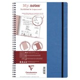 thumbnail of Clairefontaine 5x My.Notes Age Bag, Spiralheft A4, 60 Blatt 90g, liniert mit Kopfleiste, abtrennbar, mikroperforiert - Blau 783464C
