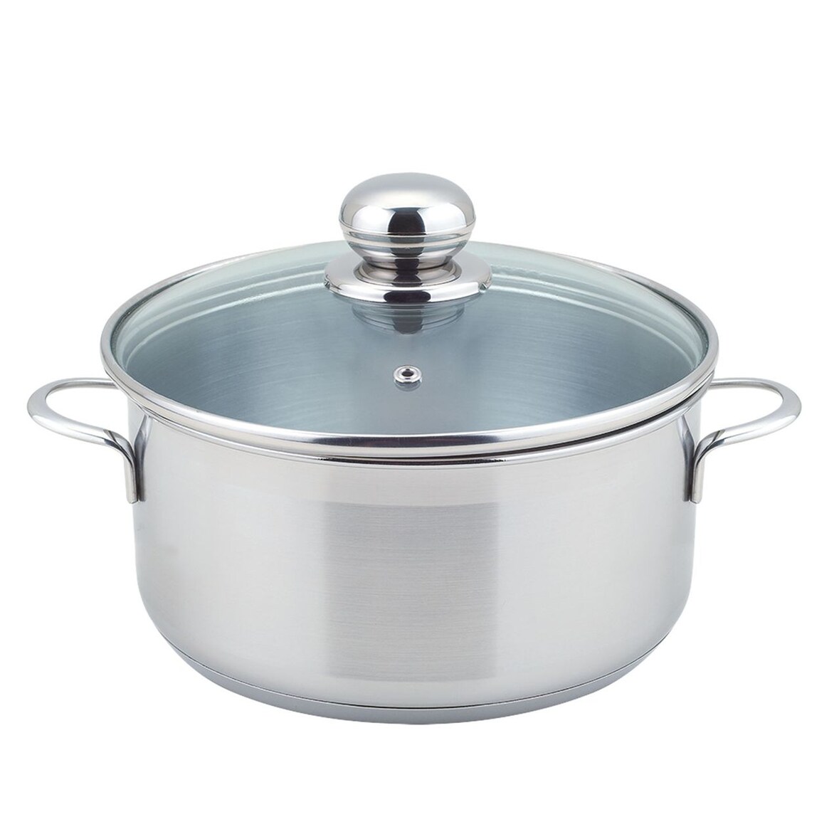 SSW City Fleischtopf Glasdeckel Edelstahl Ø 16 cm 1,9 l