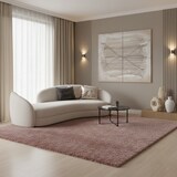 thumbnail of Teppich Schlafzimmer Hochflor Unifarben Samtweich Waschbar Strapazierfähig Wohnzimmer Rosa 200x290 cm – SALZACH von Kadima Design