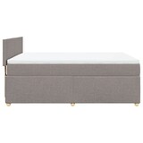 thumbnail of vidaXL Boxspringbett mit Matratze Taupe 140x190 cm Stoff