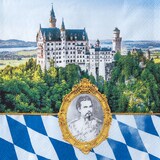thumbnail of Home Fashion, Märchenkönig, Lunch-Servietten aufgefaltetes Maß 33 cm x 33 cm, im Viertelfalz, 20 Stück pro Pack, 12 Pack pro Karton