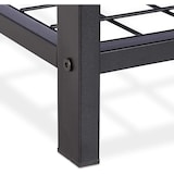 thumbnail of Helloshop26 - Banc banquette range chaussures ouvert  synthétique support grillage métal 115 cm noir 13_0000367_2