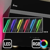 thumbnail of KKT KOLBE Dunstabzugshaube Wandhaube Schräghaube kopffrei 60cm schwarz