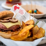 thumbnail of Steak Marker "Mal Passado"  8 Cm Branco Madeira (100 Unidades)