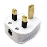 thumbnail of BACHMANN Geaarde stekker , Engeland UK 13A / 250V wit, 13A zekering