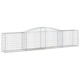 thumbnail of vidaXL Gabionen mit Hochbogen 5 Stk. 400x50x80/100cm Verzinktes Eisen
