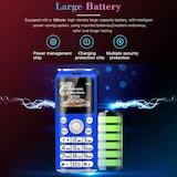 thumbnail of Mini Téléphone Portable 1 Pouce Bluetooth Dual SIM MP3 Faible Radiation 2G Noir YONIS