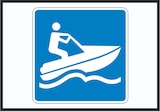 thumbnail of Jetski fahren erlaubt Symbol A0 (841x1189mm)