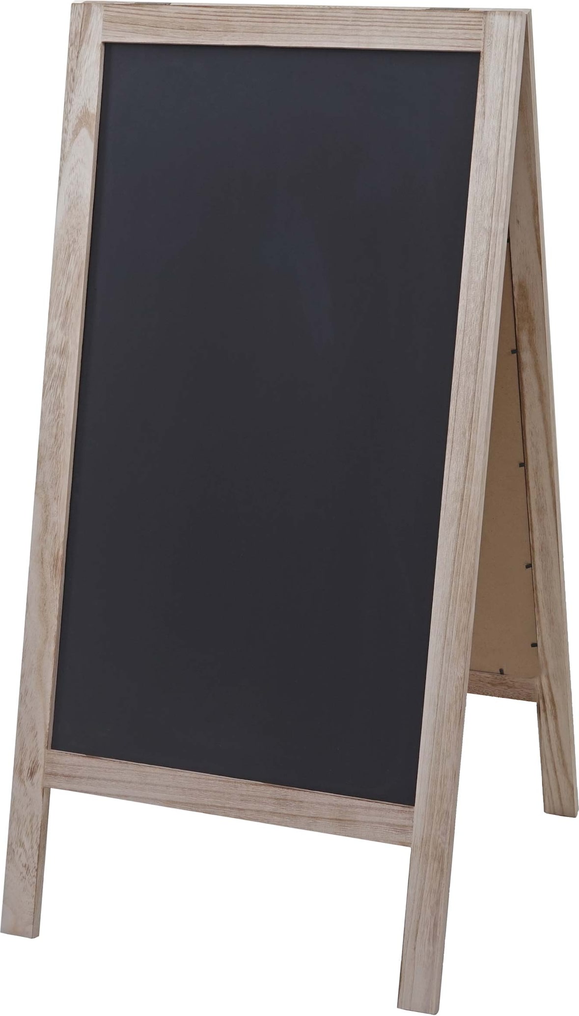 Tableau D'Affichage En Feutre 86 X 59 Cm - Décoratif Pliable Noir Avec 20 Punaises Et Planche Autocollante
