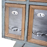 thumbnail of Apotheker-Schrank HWC-A43, Kommode, Tanne Holz massiv Vintage Shabby-Look 94x73x32cm