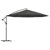 thumbnail of vidaXL Zweefparasol met aluminium paal 350 cm antracietkleurig