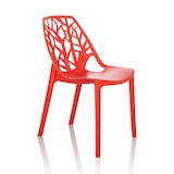 thumbnail of Besucherstuhl / Schalenstuhl ARTIFO TRI Kunststoff rot hjh OFFICE