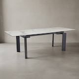 thumbnail of Marmor Esstisch Keramik | 180-240 cm Ausziehbar | Esszimmertisch Weiß Modern | Großer Glastisch | Malta Kollektion | Kadima Design