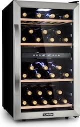 thumbnail of Klarstein Vinamour 45 DuoWeinkühlschrank 2 Zonen 118 Ltr / 45 Fl 5-18 °C Edelstahl