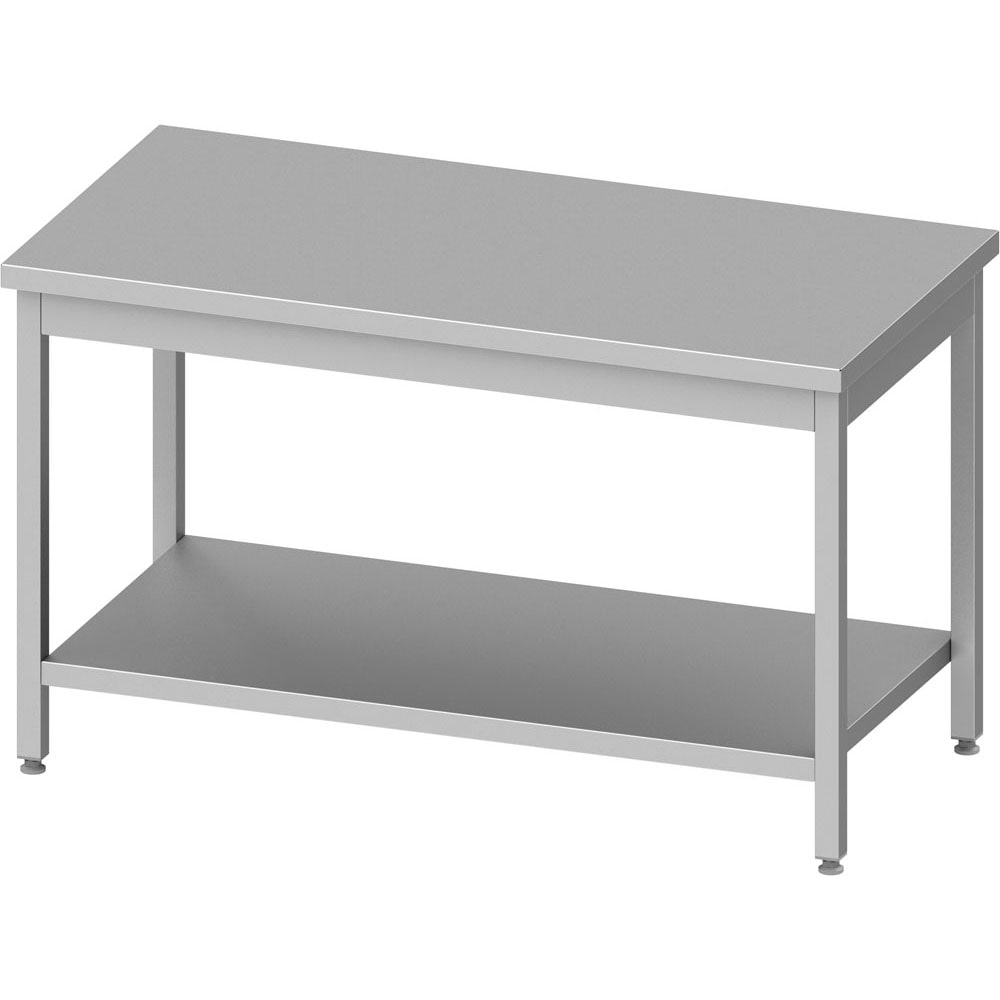 Arbeitstisch ECO mit Grundboden 1800x600x850 mm,  ohne Aufkantung, Selbstmontage