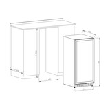 thumbnail of Vinoteca Vinobox 110 2T inox 110 botellas 2 temperaturas, de 5º a 10º y de 10º a 18ºC, 210 W, 11 baldas de madera extraíble