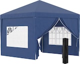 thumbnail of Outsunny Tenda de Jardim com Paredes Laterais Amovíveis Janelas Porta com Zíper e Bolsa de Transporte 295x295x195-258 cm Azul