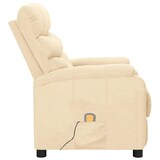 thumbnail of vidaXL Massagesessel Creme Stoff