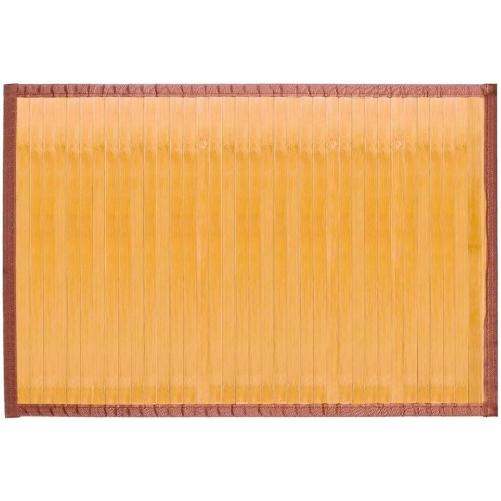 Tapete de bambu antiderrapante COSHANO para uso interior e exterior. Tatami japonês retangular 60x40cm.