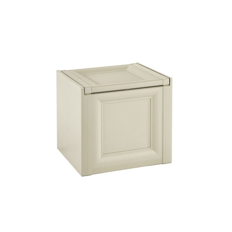 Tontarelli armadio baule piccolo omnimodus     colore  angora in propilene 47 cm X  40 cm   X H 44 cm