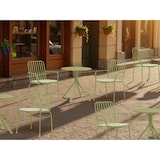 thumbnail of METRO PROFESSIONAL Mesa de bistro Soto, aluminio, Ø 70 x 72 cm, patas planas, redonda, verde oliva