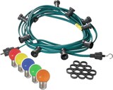 thumbnail of Illu- Party Lichterkette Außenlichterkette 10m grün 10 bunte LED Kugellampen