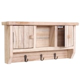 thumbnail of Quadro de chaves HWC-A48, caixa de chaves Quadro de chaves com portas, madeira maciça com certificação MVG ~ natural