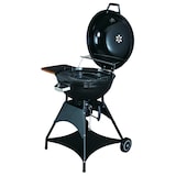 thumbnail of Tarrington House Houtskoolbarbecue Burnaby, staal, 80 x 70 x 94 cm, met inklapbare zijtafel, 2 wielen, zwart