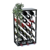 thumbnail of DanDiBo Weinregal Metall Schwarz Stehend 96434 Flaschenregal 68 cm Weinhalter Flaschenhalter Modern für 20 Flaschen