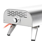 thumbnail of BIGHORN Gas Pizzaoven voor Buiten - Pizza Gourmet - Barbecue - Edelstaal - 30.5cm pizzasteen -temperatuurweergave tot 460 ° C - met Draagtas