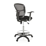 thumbnail of Taburete / silla de trabajo TOP WORK 108 tejido de malla negro hjh OFFICE