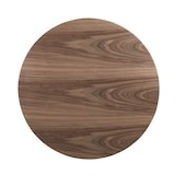 thumbnail of SalesFever mesa de centro Ø 80 cm | redonda | MDF com folheado de nogueira | L 80 x P 80 x A 30 cm | Nogueira