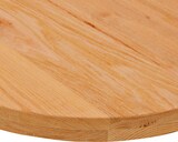 thumbnail of vidaXL Tischplatte Hellbraun 80x40x4 cm Massivholz Eiche Oval