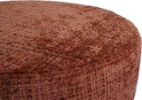 thumbnail of 2er-Set Hocker höhenverstellbar und drehbar | Sitzhöhe 45-57cm | Durchmesser 37cm | Stoff Chenille | Terrakotta | Sitzhocker
