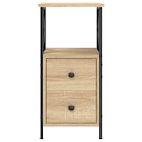 thumbnail of Table de chevet chêne sonoma 34x35,5x70 cm bois d'ingénierie – Modèle Ligne Pure