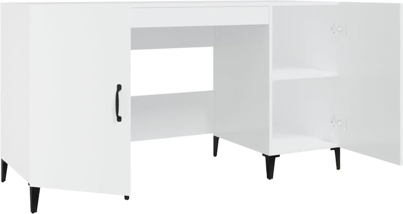 Bureau tafel werkplek computermeubel computerstudie glanzend 140 x 50 x ...