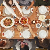 thumbnail of Relaxdays Tischset 6-teilig, für Esstisch, aus Wasserhyazinthe, Platzdecken, runde Telleruntersetzer, Ø 37 cm, natur